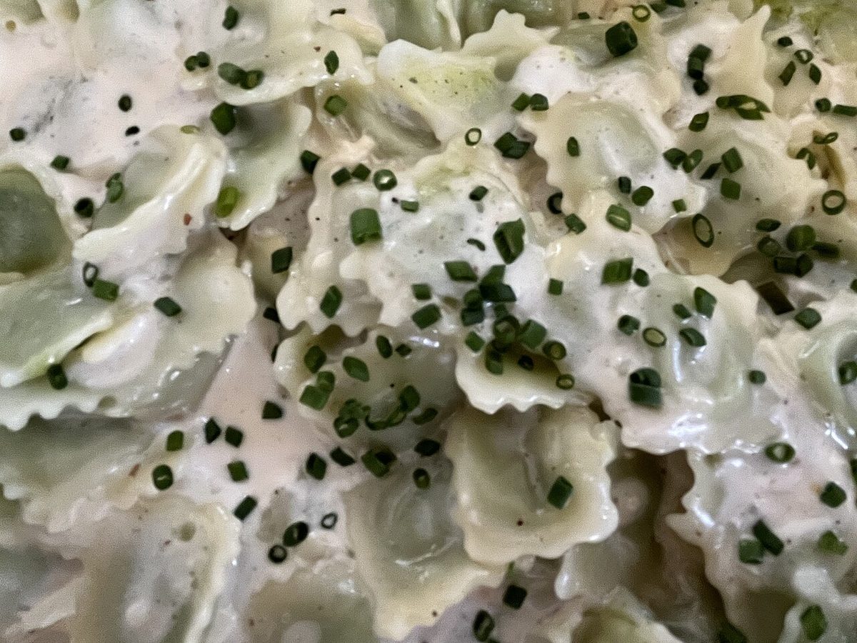 Ravioles de espinaca y queso